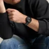 Bennett Multifunction Black Stainless Steel Watch