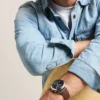 Bennett Multifunction Brown Leather Watch