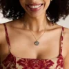 Capricorn Sutton Zodiac Gold-Tone Stainless Steel Gray Hematite Pendant Necklace