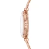 Carlie Three-Hand Rose Gold-Tone Stainless Steel Watch