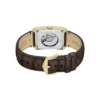 Carraway Automatic Brown Croco Leather Watch