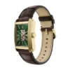 Carraway Automatic Brown Croco Leather Watch
