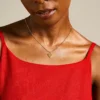 Ellis Heart Gold-Tone Stainless Steel Necklace
