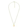 Ellis Heart Gold-Tone Stainless Steel Necklace