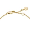 Ellis Mixed Shapes Gold-Tone Brass Station Bracelet