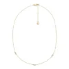 Ellis Toi Et Moi Gold-Tone Brass Station Necklace