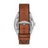 Everett Automatic Brown Leather Watch