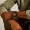 Everett Automatic Dark Brown LiteHide™ Leather Watch