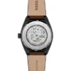 Everett Automatic Dark Brown LiteHide™ Leather Watch