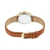 Gilmore Three-Hand Brown Leather Watch