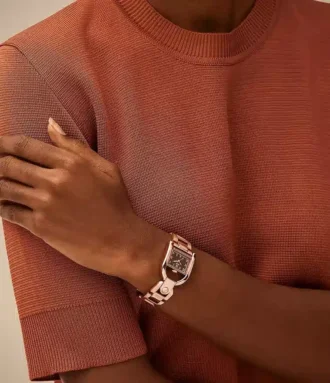 Harwell Three-Hand Rose Gold-Tone Stainless Steel Watch