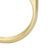 Heritage D-Link Glitz Gold-Tone Stainless Steel Signet Ring Heritage D-Link Glitz Gold-Tone Stainless Steel Signet Ring
