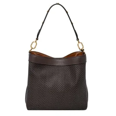 Jessie Woven Bucket Shoulder Bag Jessie Woven Bucket Shoulder Bag