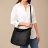 Jolie Leather Hobo Bag