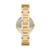 Karli Three-Hand Gold-Tone Watch and Bracelet Set