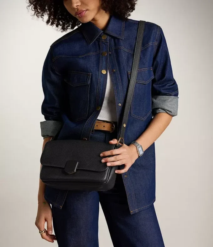 Lennox Leather Convertible Shoulder Bag