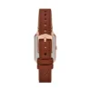 Raquel Three-Hand Date Medium Brown Leather Watch and Bracelet Set Raquel Three-Hand Date Medium Brown Leather Watch and Bracelet Set