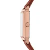 Raquel Three-Hand Date Medium Brown Leather Watch and Bracelet Set Raquel Three-Hand Date Medium Brown Leather Watch and Bracelet Set