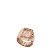 Raquel Watch Ring Two-Hand Rose Gold-Tone Stainless Steel Raquel Watch Ring Two-Hand Rose Gold-Tone Stainless Steel