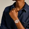 Riley Multifunction Rose Gold-Tone Stainless Steel Watch