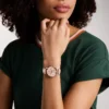Rye Multifunction Pink Leather Watch