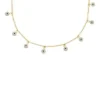 Sutton Evil Eye Brass Chain Necklace