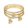 Sutton Heartbeat Gold-Tone Brass Prestack Ring