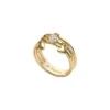 Sutton Heartbeat Gold-Tone Brass Prestack Ring