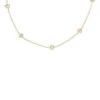 Sutton Heartbeat Gold-Tone Brass Station Necklace