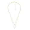 Sutton Tokens Of Affection Two-Tone Stainless Steel Chain Necklace